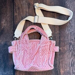 Urban Outfitters Pink Velvet Mini Bag